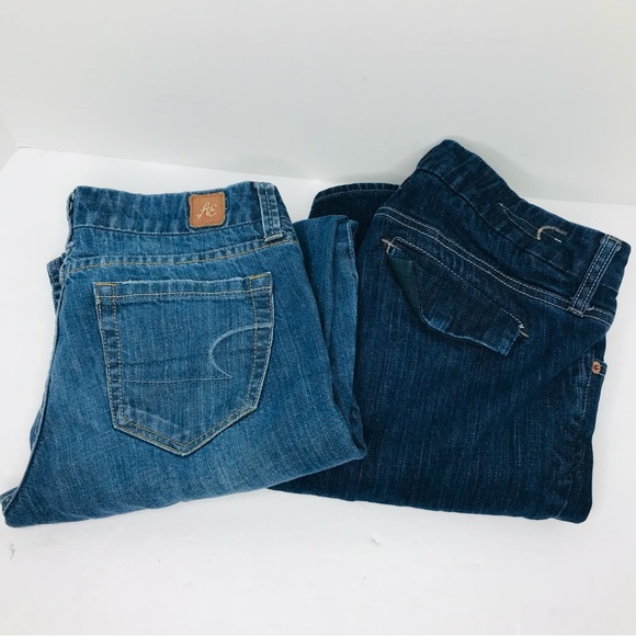 American Eagle Outfitters Denim - Lot of two American eagle denim jeans women’s size 2 regular